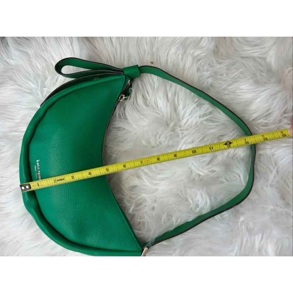 Kate Spade New York Smile Leather Small Shoulder Bag Yucca green color RARE